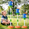 Bubble Machine for Kids, Remote Control Street Lamp Bubble Machine with Lights, Automatic Standing Bubble Tower, Outdoor Bubble Torch Toys for Wedding Summer Bubble Maker for Kids Ages 3 4 5 6 7 8 9 view 3