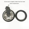 Stroller Wheel Compatible with Uppababy Cruz V2 Pushchair Front Or Back Wheel PU Tubeless Tyre Cover(2 Front tire-Cruz V2) view 3