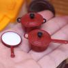 Omquot Shiny Enamel Alloy Miniature Kitchen Set for Dollhouse Kitchen Decor with Sturdy Construction for Microphone Scenes view 3