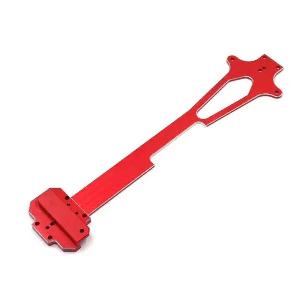 Rc Upgrade Spare Parts for WLtoys 124016 124017 124018 124019 1/12 RC Car Parts Metal Upgrade Two Layer Board Accessories Replacement Repair(Red)
