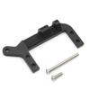 RC Crawler Servo Mount Bracket 1/10 Scale Steering Servo Support Compatible with Various 1/10 RC Models(Black) view 1
