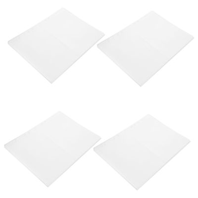 SOPOTUTU 40pcs A4 Stamp Holder Pages for Collectors, Single-sided Album Sheets with High Transparency and Easy Organization, for Stamp Collecting at Home Shelf