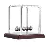 Aolidsive Pendulum Balls, Plastic and Wrought Iron Swing Balance Balls, Physics Science Desk Toy for Stress Relief, Momentum Demo, Desktop Decor for Home Office Study view 1