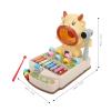 Mtlavishness Multifunctional Whack Game Interactive Baby Toy with Music Whack Game for Early Education 6 Level Hamster Mode 4 Entertainment Modes 197 English Learning Contents view 4