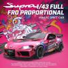 Actualia RC Drift Car 1:43 Scale Remote Control Racing Car with Gyroscope, 2.4GHz Full Proportional Drift Vehicle, LED Light RC Drift Car for Indoor Track Racing White view 2
