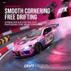 Actualia RC Drift Car 1:43 Scale Remote Control Racing Car with Gyroscope, 2.4GHz Full Proportional Drift Vehicle, LED Light RC Drift Car for Indoor Track Racing White view 3