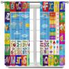 ABC Alphabet Curtains, Cartoon Colorful Animal Funny Education Learning Blackout Window Treatments, Rod Pocket Thermal Insulated Drapes 2 Panels Set for Kids Room Nursery Classroom, 42" W X 63" L view 2