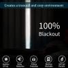 Blackout Kids Curtains for Bedroom Thermal Insulated Winter Landscape Snowflakes Curtains for Boys and Girls Grommet Top Window Treatment 2 Panels Drapes for Nursery, 52" W x 84" L, White view 4