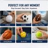 Baseball Fidget Ball, Softball Fidget Ball, Twist and Turn Sensory Puzzle Ball, Portable Handheld Stress Relief Desk Fidget Toy for Focus, Travel, Office & Classroom (Style B) view 3