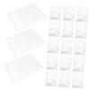 VICASKY 40pcs A4 Stamp Album Pages with High Transparency and Large Capacity, Single-sided Pp Binder Sleeves for Stamp Collectors, for Home Shelf or Office Organization view 1