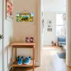 Personalised Children's Room Sign with Name Custom Farmyard Tractor Gloss Wooden Wall Art Baby, Toddler, Infant or Childs Bedroom. view 4