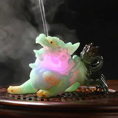 VRFTGHYJU 14cm Color Changing Tea Pet Pixiu Tea Decoration Zen Tea Ceremony Tea Set China