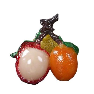 VRFTGHYJU 8.5cm Color Changing Lychee Tea Pet Purple Sand Tea Table Ornament Tea Set Playware
