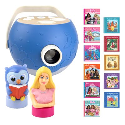 Kids Book Projector - 6 Barbie & 5 Fairytale Stories, 5 Songs, Ages 3+