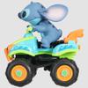 Disney: ATV 4 Wheeler - Stitch - 7.5" R/C Toy Vehicle, Light Up, EZ Pushbutton Remote Control, Wheelies-Spins, Race, Full Function 2.4 GHz, Kids 3+ view 4