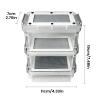 Live Mealworm Breeding Kit Clear Silkworm Breeding Box view 4