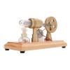 Omabeta Stirling Engine Model Kit CNC Frame Multi Color LED for Physics Learning 3.0 to 5.0V view 4