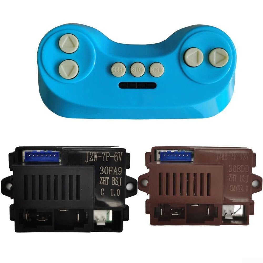 Remote Control Electric Car Receiver Kit For J2W 7P 6V And J2WB 7P 12V Perfect For Kids' Remote Control Vehicles(J2WB-7P-12V set)