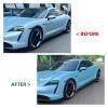 Car Side Skirts Compatible for Porsche Taycan Turbo S 4S 2019-2024 Car Side Skirt Extension Winglet Splitter Lip Side Spoiler Auto Body Kit(Carbon Look) view 3