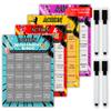XOXO Parents Movie Night Bingo Cards, Reusable Supplies - Action view 1