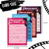 XOXO Parents Movie Night Bingo Cards, Reusable Supplies - Action view 3