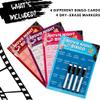XOXO Parents Movie Night Bingo Cards, Reusable Supplies - Action view 4