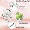 6Pcs Fidget Anxiety Rings for Women, Silvery Open Adjustable Spinner Rings for Anxiety, Stress Relief Rotating Rings with Butterfly Sun Star Flower Four-Leaf Clover Designs, Fidget Jewelry for Women view 4