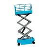 Qianly Miniature Garage /64 Scissor Lift High Work Platform Model Simulation Diorama Auto Repair Tool Pretend Play Toy Suitable for Collectors, Blue new view 4