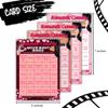 XOXO Parents Movie Night Bingo Cards, Reusable Supplies - RomCom view 3