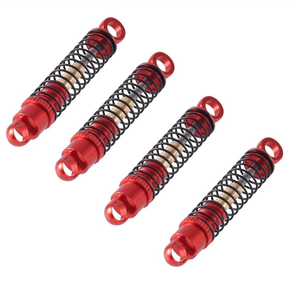 RC Shock Absorbers Compatible with Gladiator for Bronco for Axial SCX24 C10 for JLU 4Pcs 40Mm Metal Upgrades Shock Absorber Oil Damper 1/24 RC Crawler Car