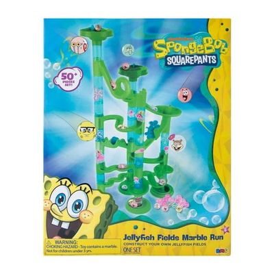 Spongebob Squarepants Jellyfish Fields Marble Run, 50+ Piece Set, Ages 6+