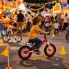 Bike Mounted Bubble Blower Rocket Shape Toy with LED Light view 2