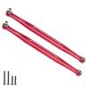 Rc Connecting Rod Compatible with Traxxas 1/5 for X-MAXX for WideMaxx 8S 1/6 for XRT 8S RC Car Parts 2pcs Metal Toe Links 202.5mm Link Rod Linkage 7897(Red) view 2