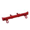 Rc Bumpers Compatible with MN128 RC Car Parts Upgraded Metal Front and Rear Bumper with Trailer Buckle Accessories(Red) view 3