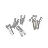 Rc Toys Accessories for Traxxas for TRX4 1/10 4Pcs Aluminum Alloy Adjustable Shock Suspension Mount Bracket RC Crawler Car Upgrade Repairs Parts(Silver) view 1