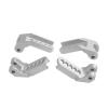 Rc Toys Accessories for Traxxas for TRX4 1/10 4Pcs Aluminum Alloy Adjustable Shock Suspension Mount Bracket RC Crawler Car Upgrade Repairs Parts(Silver) view 2