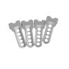 Rc Toys Accessories for Traxxas for TRX4 1/10 4Pcs Aluminum Alloy Adjustable Shock Suspension Mount Bracket RC Crawler Car Upgrade Repairs Parts(Silver) view 4