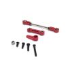RC Parts Spare Parts for Mini-q for Mini-z for WLtoys 284131 K969 K979 K999 P929 P939 1/28 Front Steering Linkage 28T Servo Arm RC Car Metal Parts Replacement(Red) view 1