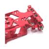 RC Parts Spare Parts for Mini-q for Mini-z for WLtoys 284131 K969 K979 K999 P929 P939 1/28 Front Steering Linkage 28T Servo Arm RC Car Metal Parts Replacement(Red) view 2