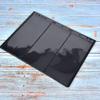 SUNGOOYUE Stamp Collection Album Pages, 9 Hole Stamp Album Page Sheets, Black Background 10 Pack, 218 280mm, 3 Line or 4 Line Layout, for Collectors Organization and Display (3 lines on black view 2