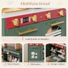 Play Kitchen Set, Kids Kitchen Playset with 21 Fun Accessories, Toy Kitchen with Realistic Appliances, Smart Storage, Wooden Play Kitchen for Kids, Gift for Ages 3+ (Green) view 3