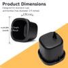 YENANA 1-Pack Replacement Cup Holder Set for Graco Extend2Fit 2-in-1 Car Seat, Injection-Molded Car Seat Replacement Parts view 2
