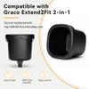 YENANA 1-Pack Replacement Cup Holder Set for Graco Extend2Fit 2-in-1 Car Seat, Injection-Molded Car Seat Replacement Parts view 4