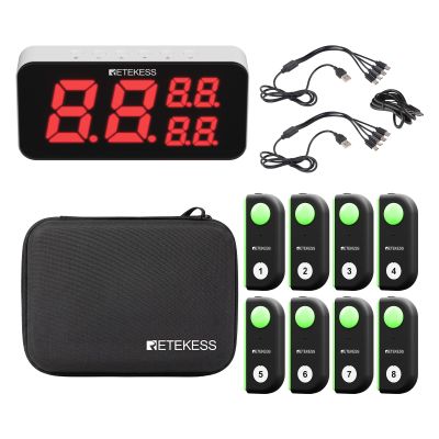 Retekess TM103 Buzzers for Trivia Games, Answer Buzzers for Classroom(1-8)