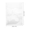CORHAD 40pcs A4 Single-sided Stamp Album Pages for Stamp Collectors and Beginners High Transparency Pp Binder Sleeves with Large Capacity to Hold Hundreds for Collecting view 2