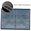 CORHAD 40pcs A4 Single-sided Stamp Album Pages for Stamp Collectors and Beginners High Transparency Pp Binder Sleeves with Large Capacity to Hold Hundreds for Collecting view 3