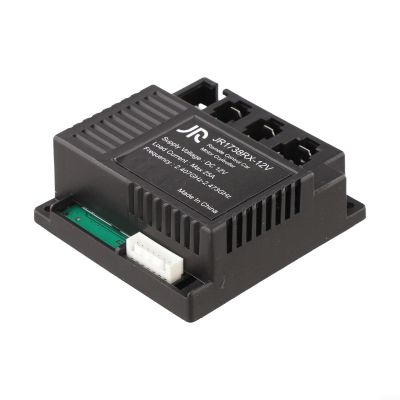 Shophubio Remote Control And Receiver For Electric Car 6V 12V 24V Smooth Start Controller Compatible With JR-RX Series RC Toys Vehicle Replacement Parts(JR1738RX-12V)