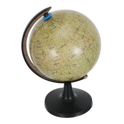 Totority Rotating Lunar Globe 5.5 Inch Diameter HD Moon Map with Stand, Portable Plastic Model, Interactive Education Tool for Astronomy Enthusiasts, Gift for Birthdays or Holidays