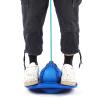 Children Jumping Ball, Kids Hopping Ball Toy with Non - Slip Pedal and Sponge Handle Rope, Inflatable Bounce Space Ball for Ages 4+, Includes Inflator and Needle (Blue) view 2
