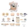 KQFCAZRE Toy Coffee Machine Accessories Included Pretend Espresso Maker Smooth Edges Mini Kitchen Appliance Toys Kids view 4